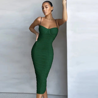 Money Talks - Green Bodycon Dress