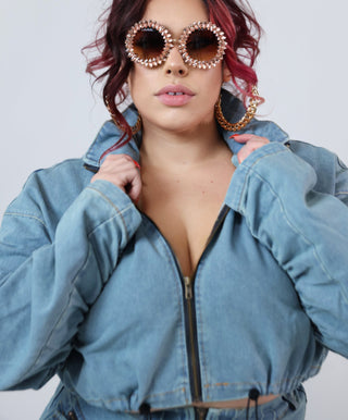 Diamond Girl - Rose Colored Sunglasses
