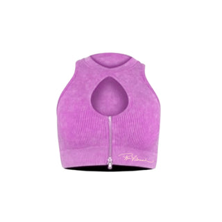 Lifestyle Active Wear Keyhole Top - Periwinkle