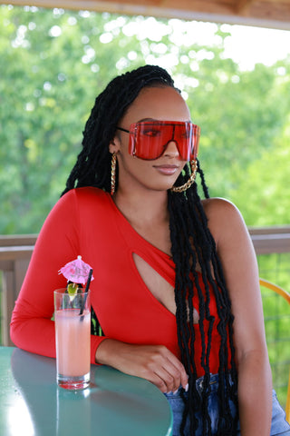 Bawse Babe Shades- All Red